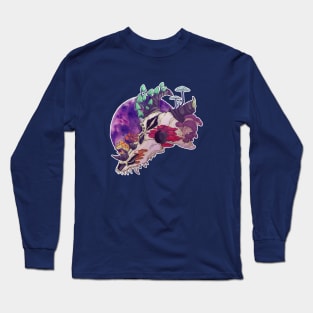 Overgrown Dragon Skull Long Sleeve T-Shirt